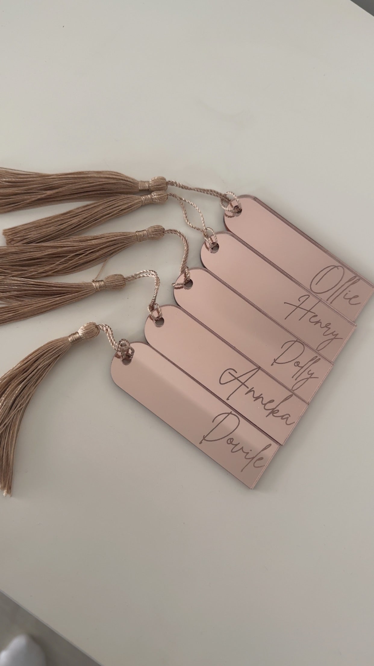 Wedding Name Tags - Engraved