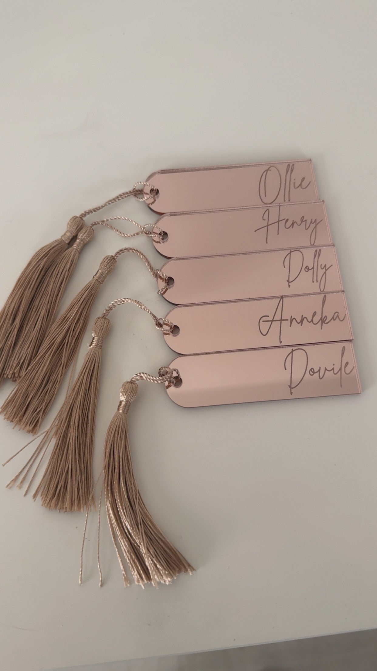 Wedding Name Tags - Engraved