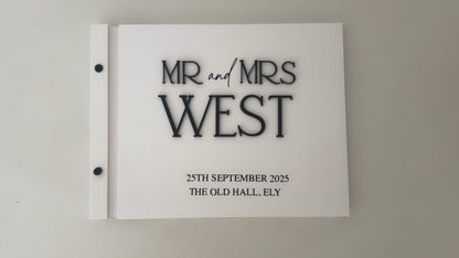 Acrylic Guest Book
